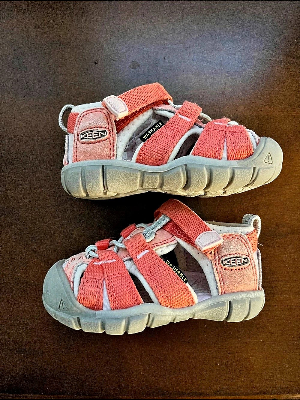 KEEN Toddlers' Seacamp II CNX Water Sandals Salmon Pink Sandals